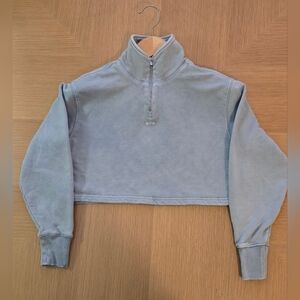 Kith Women's Blue Cropped Pullover